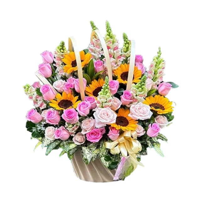 Giỏ Hoa Đẹp 48