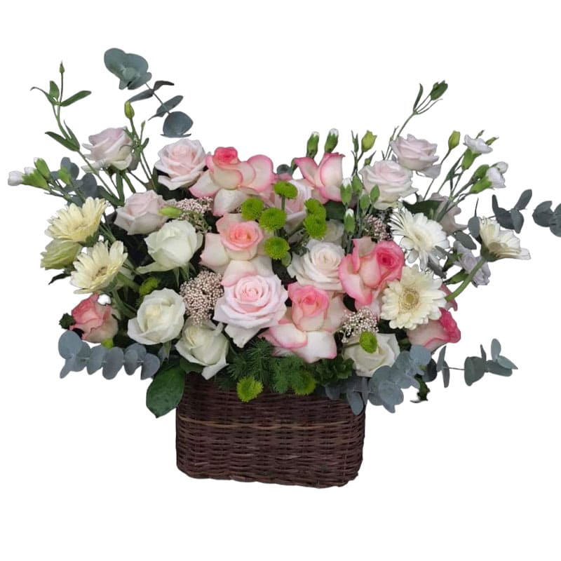 Lẵng Hoa Đẹp 104