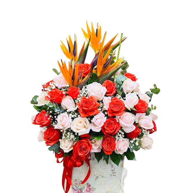 Lẵng Hoa Đẹp 204