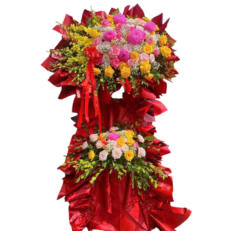 Kệ Hoa Chúc Mừng 108