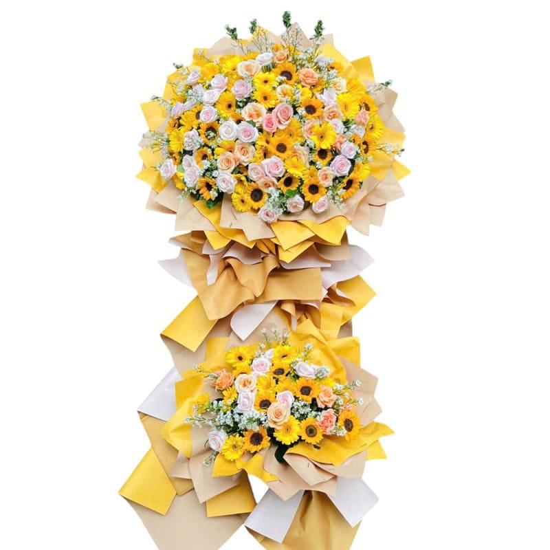 Kệ Hoa Chúc Mừng 110